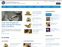 Tablet Screenshot of blog.gainesvillecoins.com